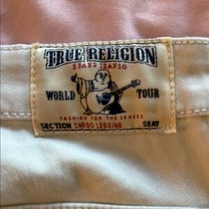True Religion Cream Jeans